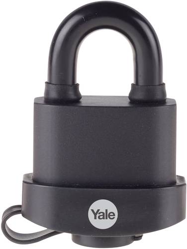 YALE Y220B/51/118/1 Vorhängeschloss 51mm Schwarz Schlüsselschloss von Yale