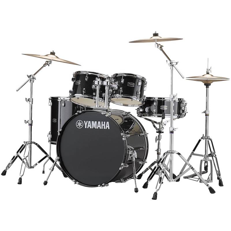 Yamaha Rydeen 22" Black Glitter Bundle Schlagzeug von Yamaha