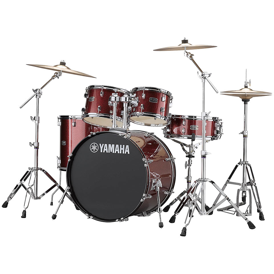 Yamaha Rydeen 22" Burgundy Glitter Bundle Schlagzeug von Yamaha