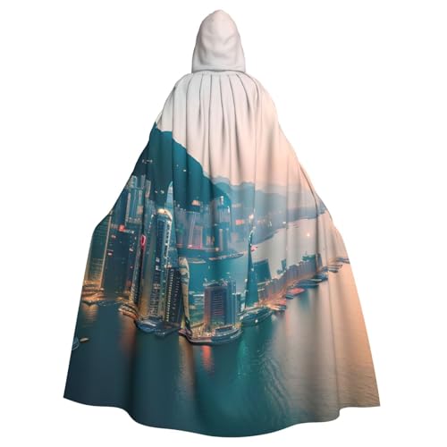 Uni Hongkong Print Robe Capes Erwachsene Kapuzenumhang für Halloween Tod Vampir Cosplay Kostüme von Yanglong