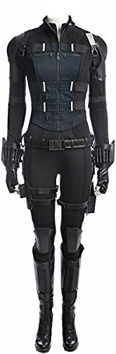 Yelena Belova Cosplay Kampfanzug Jacke Weste Erwachsene Frauen Widow Natasha Romanoff Kostümzubehör Perücke (Stil 4, Large) von Yanny