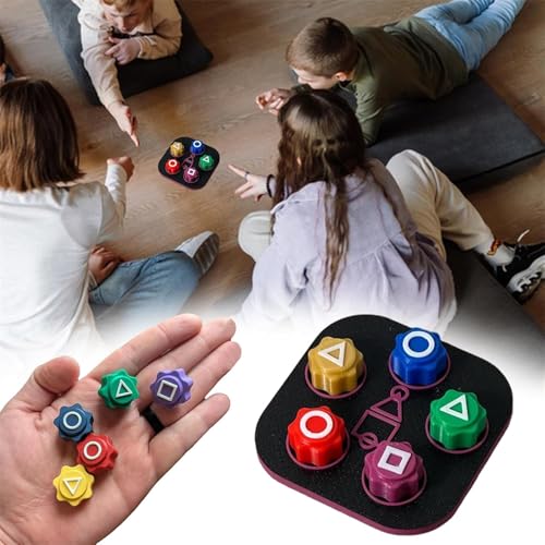 Korean Traditional Play Game Gonggi Stone Set, Gonggi Jack Stone Pebbles Set, Stone Catching Game Korean Folk Game, Gonggi Game Set (Square) von Yanobia