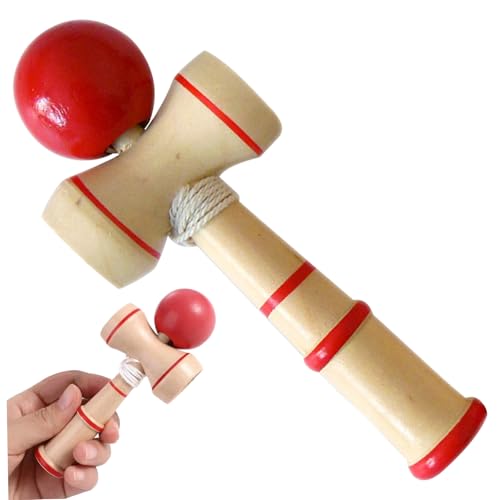 Kendama, 5,3x2,2 Zoll Holz Kendama Spielzeug, leicht zu spielen klassisches japanisches Spielzeug Kendama Übung Körperkoordination und -kontrolle, Spielzeug für Anfänger und Profi -japanische Spielsa von Yaoliucp