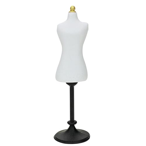 Kleiderform Mannequin, 3x1 Harz Miniatur Mannequin, 1/12 Puppenkleidung Mini Kleiderform Schaufensterpuppe Puppenhaus Accessoires für Puppengarderobe Doll Kleidung Formulare Spielzeug, Kleid Form Sch von Yaoliucp