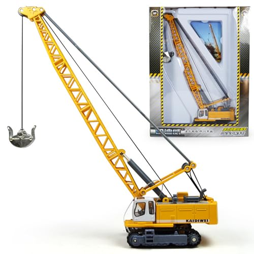 Yaoliucp 1:87 HO Scale Tower Kabelkran All-Alloy-Tower-Kabel-Bagger Simuliertes Zugbahn Modell Szene Dekoration Züge Zubehör Fahrzeugspielzeugmodelle, Skala Tower Cable Crane von Yaoliucp