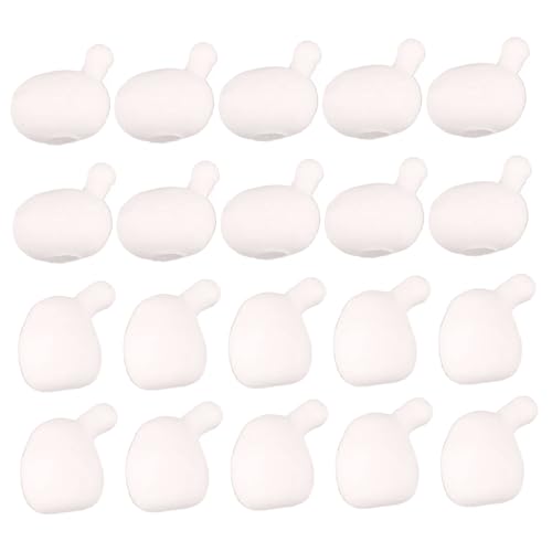 Yaoliucp 20 PCs Stressspielzeug Anti -Angst -Inner -Ball -Ersatz für Squeeze Toy 2 Größen DIY Weiß weiche Flexible FUUNY Dekompression Spielzeug für Kinder Erwachsene Wen, Frauen Squeeze Spielzeug von Yaoliucp