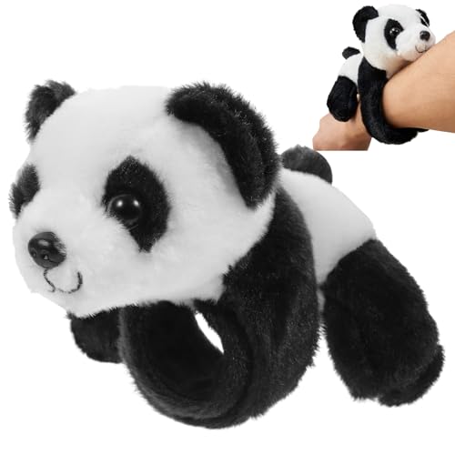 Yaoliucp Animal Slap Armbänder 5.5x4.7 niedliche Panda Plüsch -Slap -Armband gefüllt von Yaoliucp