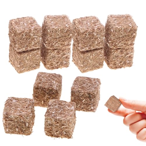 Yaoliucp Hay Bale 12pcs 0,8 x 0,8 x 0,8 Natrual Simulation gefälschte Heu dekorative Mini -Heuballen für Farm Vieh Farm Farm Dollhouse Miniaturen realistische Haystack -Puppenhauszubehör, Hay Ballen von Yaoliucp