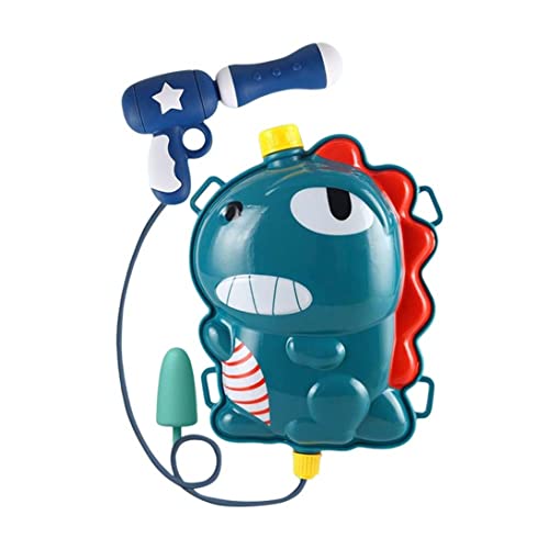 Yaoliucp Kinder Cartoon Dinosaurier Rucksack Wasserpistole Spielzeug Sommerstrand Drifting billig Wasser Kampfspielzeug Strandzubehör dunkelgrün, Strandzubehör von Yaoliucp