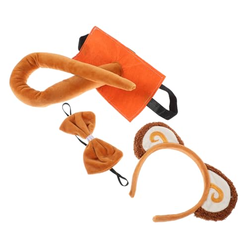 Yardenfun 1 Satz Verkleide Requisiten seidenband bandfeile Tier-Verkleidung weihnatsdeko schleifenband schultüte Cosplay Stirnband Party dekoratives Stirnband Party-Stirnband ， Brown von Yardenfun