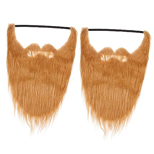 Yardenfun Halloween Fake Beard Masken Simulation Schnurrbärte Für Kostümparty Und Cosplay Requisiten Perfekte Verkleidung Für Fasching Und Karneval von Yardenfun