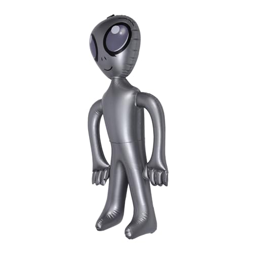 Yardenfun Aufblasbarer Alien Aufblasbare Requisiten Alien Ballonspielzeug Alien Formballon Partyzubehör Halloween Pvc Alien Ballon Aufblasbarer Pvc Ballon Alien Förmige Luftballons von Yardenfun