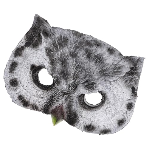 Yardenfun Eulenmaskenkostüm Maskerade-Maske für Frauen Maskerade-Party-Kostüm Adlermaske tierische Masken halloween masken halloweenmaske Masken-Cosplay Tiermasken für Erwachsene Pu Grey von Yardenfun