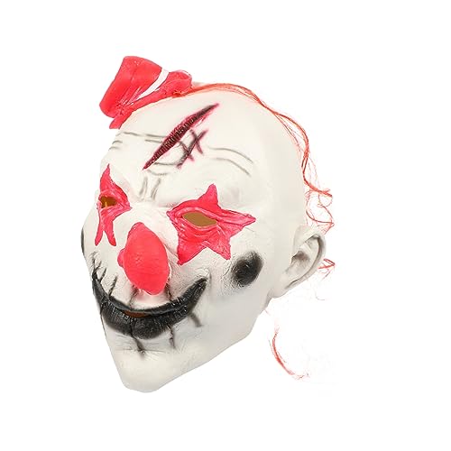 Yardenfun Halloween Clown Clown Cosplay Clown Cosplay Für Clown Gruseliger Clown Clown Mit Haaren Clown Cosplay Gesicht Halloween Clown Gesichtsbedeckung von Yardenfun