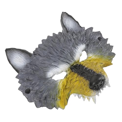 Yardenfun Halloween Wolfskopf Wolfsmaske Wolf Kostüm Frauenmaske Tier-Maskerade-Maske Tiermaske für Party halloween costume halloween kleidung einzigartige Maske Karnevalsmaske prop Pu von Yardenfun