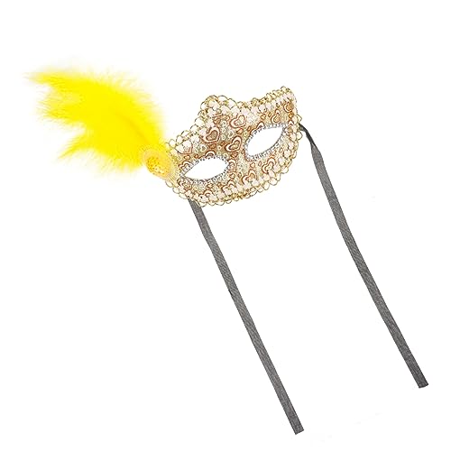 Yardenfun Halloween-federgesicht Frauen Augenmaske Venezianische Partymasken Karnevalsmasken Für Frauen Maskerade Masken Frauen Maskerade-maske Für Frauen Faschingskostüm Masken Pvc von Yardenfun