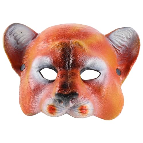 Yardenfun Halloween-maske Löwenkostüm Maske Cosplay Löwenmaske Gefälschte Löwenmaske Halloween-cosplay-masken Halloween-dekoration Wildes Tier Maskerade Liefert Wolfsmaske Löwenmasken Pu von Yardenfun