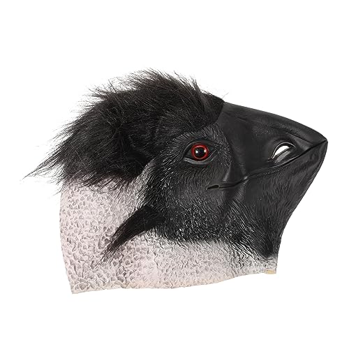 Yardenfun Heilige Strauß Maske Tiermaske Tanz Kostüm Maske Schreckliche Maske Halloween Kostüm Maske Schreckliche Party Dekoration Lustiges Halloween Für Erwachsene Lustige von Yardenfun