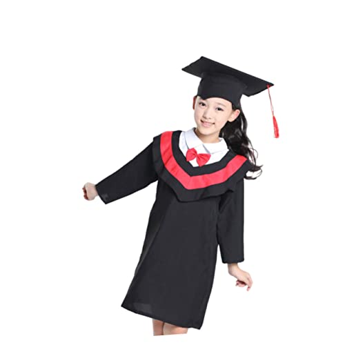 Yardenfun Junge Mädchen Abschlussrobe Mit Quaste Und Stola Für Cosplay Fotografie Rot Bequeme Und Atmungsaktive Robe Für Schulabschlüsse Yardenfun Junge Mädchen Abschlussrobe Mit Quaste Und Stola Für Cosplay Fotografie Rot Bequeme Und Atmungsaktive Robe Für Schulabschlüsse von Yardenfun
