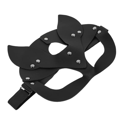 Yardenfun Ledermaske Fuchsmaske Für Maskerade Und Cosplay Ideale Requisite Für Halloween Karneval Und Themenpartys Handgefertigte Maske Einzigartigem Design von Yardenfun