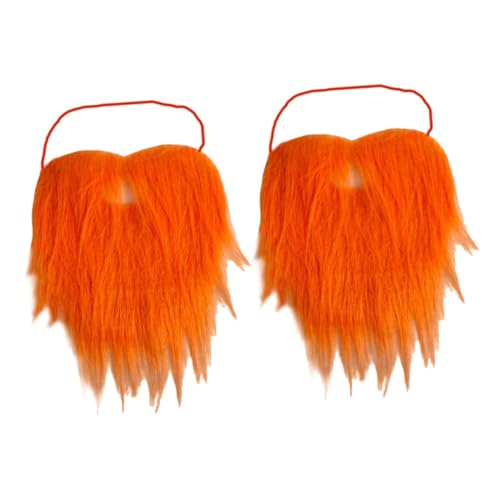 Yardenfun Männer Performance Gefälschter Schnurrbärte Selbstklebend Falsche Bärte Lustiger Falscher Beard Kostümschnurrbart Kostüm Whisker Klebebärte für Karneval Maskeraden Geburtstag von Yardenfun