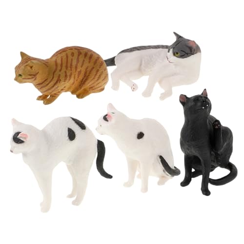 Yardenfun Realistische Katzenfiguren Miniatur Kätzchen Für Interaktive Lernspielzeuge Perfekt Als Kuchendekoration Oder Für Katzenliebhaber von Yardenfun