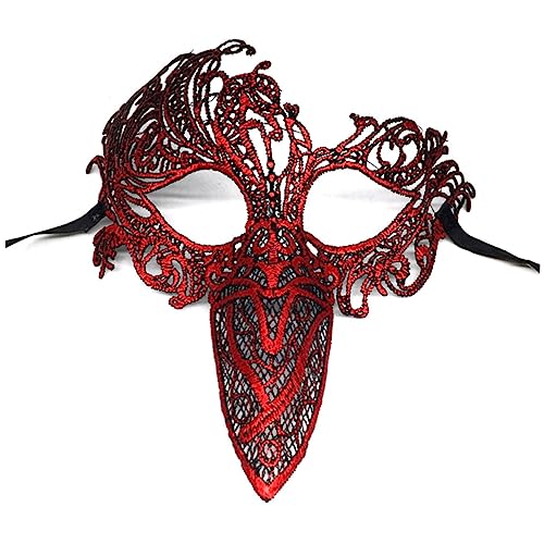 Yardenfun Spitzenschnabel Maskerade Maske Für Kinder Phönix Vogel Augenmaske Ideales Partyzubehör Für Halloween Festivals Und Kostümpartys Perfektes Für Kreative Verkleidungen von Yardenfun