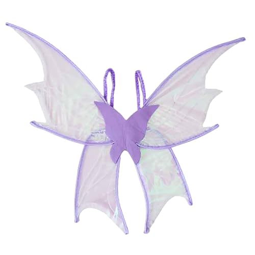 Yardenfun Supplies Kostümflügel Cosplay Zubehör Schmetterlingsfeenflügel Elfenflügelkostüm für Wings für Mädchen Funkelnde Prinzessinnenflügel für Mädchen Halloween Geburtstagsparty von Yardenfun