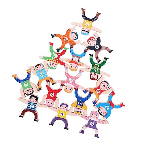 Yardwe Holz Balance Spielzeug für Kinder Pädagogische Blockspielzeuge Stapelbare Balance Blöcke Spielzeug für Kreative Lernspiele Holzspielzeug für Drinnen und Draußen Yardwe Holz Balance Spielzeug für Kinder Pädagogische Blockspielzeuge Stapelbare Balance Blöcke Spielzeug für Kreative Lernspiele Holzspielzeug für Drinnen und Draußen von Yardwe