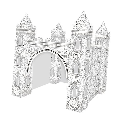 Yardwe 1 Satz Papier Schloss Bastelset für Kreatives Ausmalen Puzzle DIY Modellbau für Geburtstagsfeiern Sicher und Kinderfreundlich Fördert die Fantasie und Kreativität Yardwe 1 Satz Papier Schloss Bastelset für Kreatives Ausmalen Puzzle DIY Modellbau für Geburtstagsfeiern Sicher und Kinderfreundlich Fördert die Fantasie und Kreativität von Yardwe