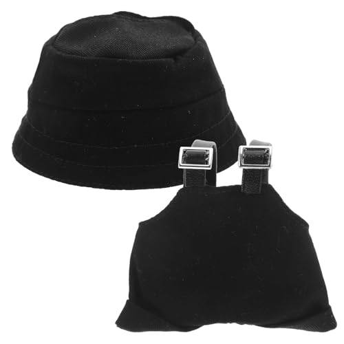 Yardwe 1 Set 17 cm Puppen-Hosenträgerhose mit Fischerhut Miniatur-Kleidung Dekoratives Zubehör Austauschbarer Mini-Hut für DIY-Bastelspiele Yardwe 1 Set 17 cm Puppen-Hosenträgerhose mit Fischerhut Miniatur-Kleidung Dekoratives Zubehör Austauschbarer Mini-Hut für DIY-Bastelspiele von Yardwe