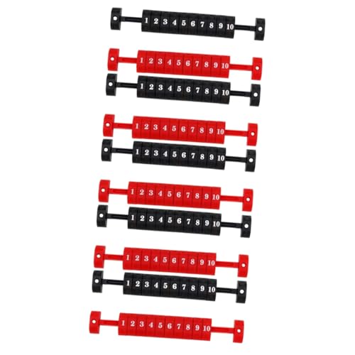 Yardwe 10 STK Tischtennis Wertung Tischfußball-anzeigetafel Tischfußball-zähleranzeige Tischfußballzähler Wertungszähler Tischfußball-Torwart Tragbare Tischanzeigetafel Torhüter Plastik von Yardwe