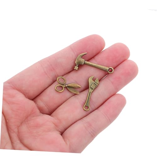 Yardwe 10 Sätze Miniatur Werkzeuge aus Stabilem Legierungs-Material Realistische Miniatur Hammer Schraubenschlüssel Schere Kompakt Leicht für Puppenhaus DIY Bastelarbeiten und Modellbau Yardwe 10 Sätze Miniatur Werkzeuge aus Stabilem Legierungs-Material Realistische Miniatur Hammer Schraubenschlüssel Schere Kompakt Leicht für Puppenhaus DIY Bastelarbeiten und Modellbau von Yardwe