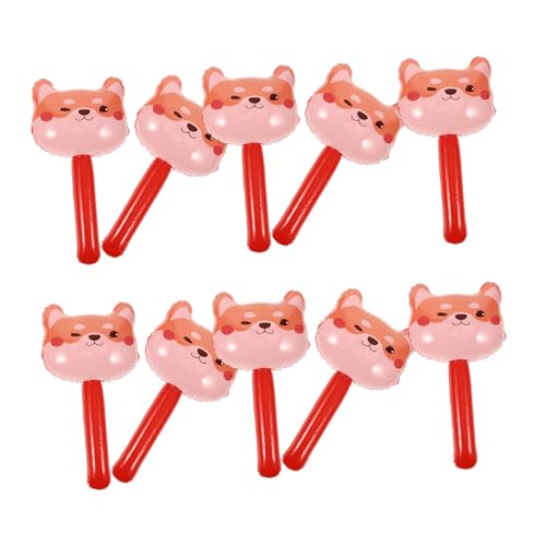 Yardwe 10 Stück Teiliges Aufblasbares Hammer für Hammer mit Glocken im Inneren Cartoon Fuchs Design für Geburtstagsfeiern Themenpartys und Halloween Yardwe 10 Stück Teiliges Aufblasbares Hammer für Hammer mit Glocken im Inneren Cartoon Fuchs Design für Geburtstagsfeiern Themenpartys und Halloween von Yardwe