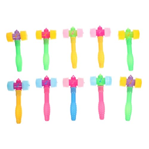 Yardwe 10 Stück Teiliges Quietsch Hammerspielzeug aus Sicherem Kunststoff Leichtes Handliches Design Hand Blick Koordination und Motorik Bunte Mischung für Kleinkinder und Junge Mädchen Yardwe 10 Stück Teiliges Quietsch Hammerspielzeug aus Sicherem Kunststoff Leichtes Handliches Design Hand Blick Koordination und Motorik Bunte Mischung für Kleinkinder und Junge Mädchen von Yardwe