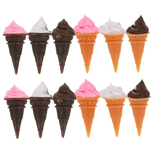 Yardwe 12 Stück Teiliges Miniatur-EIS Hochwertigem Harz Realistische Miniatur-eisdesserts für Puppenhaus-küchendekoration Langlebige Mini-Food-spielzeuge für Kreative Mikro-Dioramen Yardwe 12 Stück Teiliges Miniatur-EIS Hochwertigem Harz Realistische Miniatur-eisdesserts für Puppenhaus-küchendekoration Langlebige Mini-Food-spielzeuge für Kreative Mikro-Dioramen von Yardwe