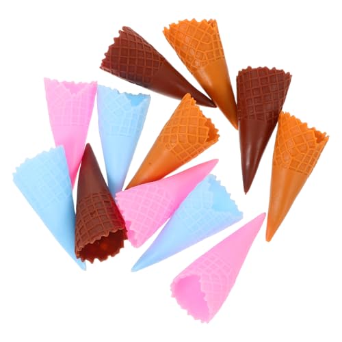 Yardwe 12 Stück Teiliges Realistische Eistüten Deko aus Kunststoff Detailgetreue Kindgerechte Imitation Knuspriger Eiswaffeln für Spiel und Lernzwecke Sichere Materialien Vielseitig Yardwe 12 Stück Teiliges Realistische Eistüten Deko aus Kunststoff Detailgetreue Kindgerechte Imitation Knuspriger Eiswaffeln für Spiel und Lernzwecke Sichere Materialien Vielseitig von Yardwe