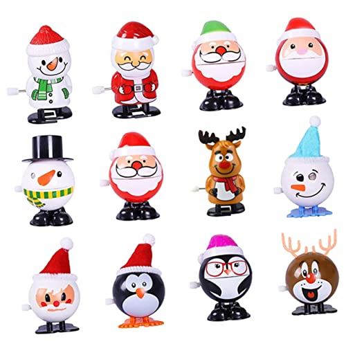 Yardwe 12 Stück Teiliges Weihnachts Themen Wind Up Kompakte Tragbare Spielzeuge mit Lustigem Aufziehmechanismus Liebevolle Mini Weihnachtsmann Figuren für Kindergeschenke Yardwe 12 Stück Teiliges Weihnachts Themen Wind Up Kompakte Tragbare Spielzeuge mit Lustigem Aufziehmechanismus Liebevolle Mini Weihnachtsmann Figuren für Kindergeschenke von Yardwe