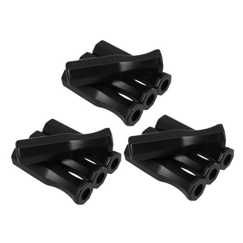 Yardwe 12 Stück Tischfußballspieler Foosball -Griffteile Tischfußball-Griff Ersatzstangen für Tischfußball Kicker Kunststoffgriffe Austausch von Tischfußballteilen Schwarz Yardwe 12 Stück Tischfußballspieler Foosball -Griffteile Tischfußball-Griff Ersatzstangen für Tischfußball Kicker Kunststoffgriffe Austausch von Tischfußballteilen Schwarz von Yardwe