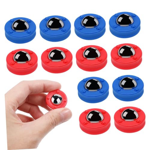 Yardwe 12st Zubehör Für Fußballmaschinen Schnelles Sling-Puck-Spiel Tischfußball Punktzahl Hockey-tischspiel Tischfußballwickel Glühen Fußball Spiele Mini-Curling-Spiel Plastik von Yardwe