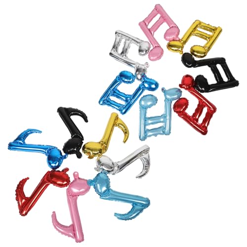 Yardwe 14 Stück Musikalische Luftballons Partydekorationen zum Thema Musik Musikdekorationen Partydekorationen mit Musiknoten Aufblasbare Musiknoten Disco-Party-Dekoration Aluminiumfolie Yardwe 14 Stück Musikalische Luftballons Partydekorationen zum Thema Musik Musikdekorationen Partydekorationen mit Musiknoten Aufblasbare Musiknoten Disco-Party-Dekoration Aluminiumfolie von Yardwe