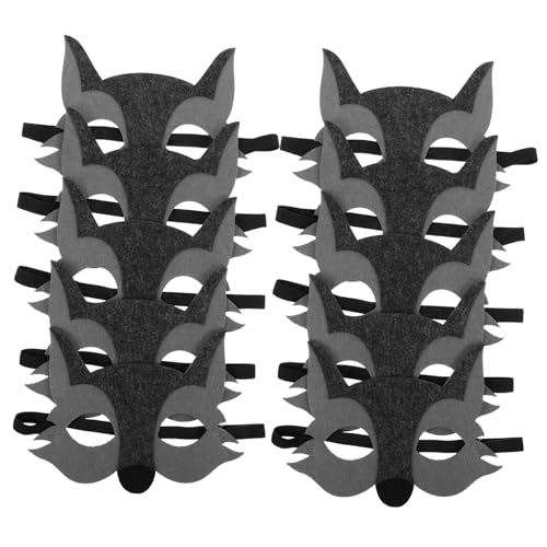 Yardwe 15 Stück Teiliges Tiermasken Wiederverwendbare Halbgesichts-masken Stilvolle Wolf-masquerade Vielseitig für Halloween Kostüm Rollenspielpartys Kindergartenaufführungen Yardwe 15 Stück Teiliges Tiermasken Wiederverwendbare Halbgesichts-masken Stilvolle Wolf-masquerade Vielseitig für Halloween Kostüm Rollenspielpartys Kindergartenaufführungen von Yardwe