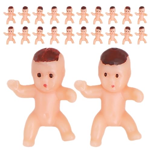 Yardwe 150 Stück Mini-Babyfiguren aus Kunststoff, Mini-Babyfiguren, Puppen für Babyparty, Eiswürfelspiele, Partyzubehör, Kuchendekorationen Yardwe 150 Stück Mini-Babyfiguren aus Kunststoff, Mini-Babyfiguren, Puppen für Babyparty, Eiswürfelspiele, Partyzubehör, Kuchendekorationen von Yardwe