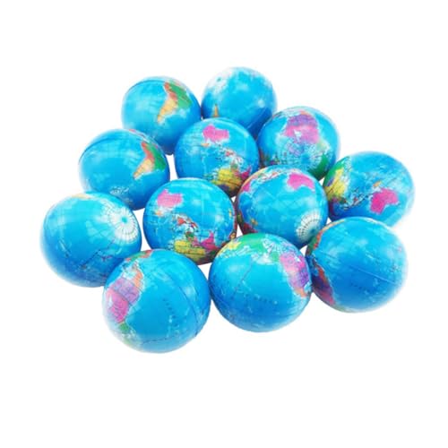 Yardwe 18 Stück Teiliges Globe Squeeze Balls Stressbälle Sportspielzeug Weiche Pu Schaum Antistressbälle Deformationsspielzeug zur Stressreduktion für Jungen Mädchen Yardwe 18 Stück Teiliges Globe Squeeze Balls Stressbälle Sportspielzeug Weiche Pu Schaum Antistressbälle Deformationsspielzeug zur Stressreduktion für Jungen Mädchen von Yardwe