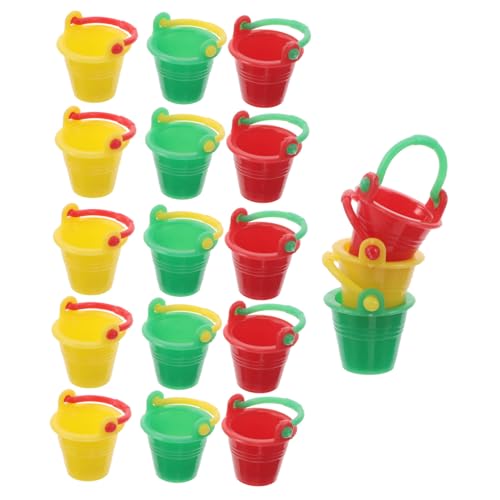 Yardwe 18 Stück Teiliges Miniatur-sandeimer- Kleine Bunte Kunststoff-Eimer für Puppenhaus und Miniaturgarten Kindgerechte Mini-deko für Kreative Sandspielzeug-szenen Yardwe 18 Stück Teiliges Miniatur-sandeimer- Kleine Bunte Kunststoff-Eimer für Puppenhaus und Miniaturgarten Kindgerechte Mini-deko für Kreative Sandspielzeug-szenen von Yardwe