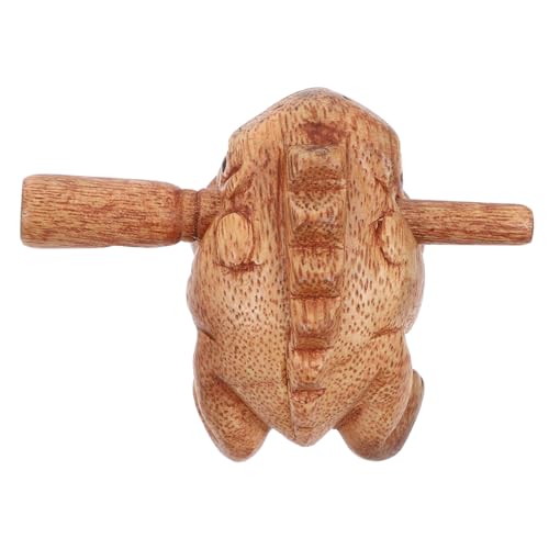 Yardwe 1Satz Holz Frosch Percussion Instrument Musikalisches für Umweltfreundliches Holz für Musikunterricht und Interaktives Sicher und Robust Perfektes Yardwe 1Satz Holz Frosch Percussion Instrument Musikalisches für Umweltfreundliches Holz für Musikunterricht und Interaktives Sicher und Robust Perfektes von Yardwe