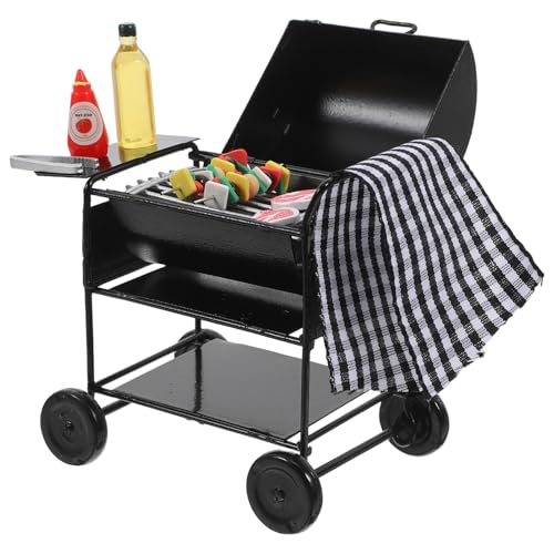 Yardwe 1Satz Miniatur Grill Modell für Puppenhaus Mini BBQ Grill Rack Realistisches für Kreative Rollenspiele Sicheres Zubehör für Kleine Mini Häuser Yardwe 1Satz Miniatur Grill Modell für Puppenhaus Mini BBQ Grill Rack Realistisches für Kreative Rollenspiele Sicheres Zubehör für Kleine Mini Häuser von Yardwe