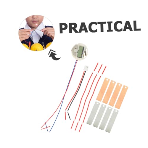 Yardwe 2 Sätze DIY Fruchtbatterie Experimentierset mit Metallplatten für Schüler Wissenschaftliches Elektrizitätsprojekt Kartoffel Batterie Kit zur Praktischer Lernfähigkeiten Yardwe 2 Sätze DIY Fruchtbatterie Experimentierset mit Metallplatten für Schüler Wissenschaftliches Elektrizitätsprojekt Kartoffel Batterie Kit zur Praktischer Lernfähigkeiten von Yardwe