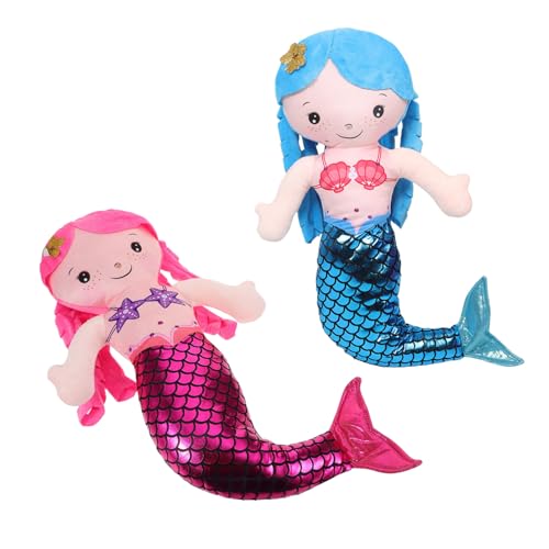 Yardwe 2 Stück Kleine Meerjungfrau Stofftierkissen Cartoon Meerjungfrau Puppe Puppe Mädchen Plüsch Stofftier Für Zuhause Yardwe 2 Stück Kleine Meerjungfrau Stofftierkissen Cartoon Meerjungfrau Puppe Puppe Mädchen Plüsch Stofftier Für Zuhause von Yardwe