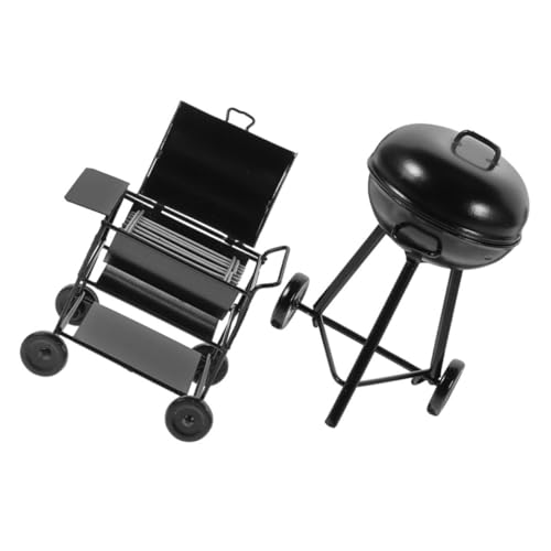 Yardwe 2stücke Mini-Grill Aus Metall Für Puppenhaus Miniatur-Grill Für Kleine Hausküchen Mini-grillständer Als Zubehör Und Außendekoration Für Puppenhausmöbel Yardwe 2stücke Mini-Grill Aus Metall Für Puppenhaus Miniatur-Grill Für Kleine Hausküchen Mini-grillständer Als Zubehör Und Außendekoration Für Puppenhausmöbel von Yardwe